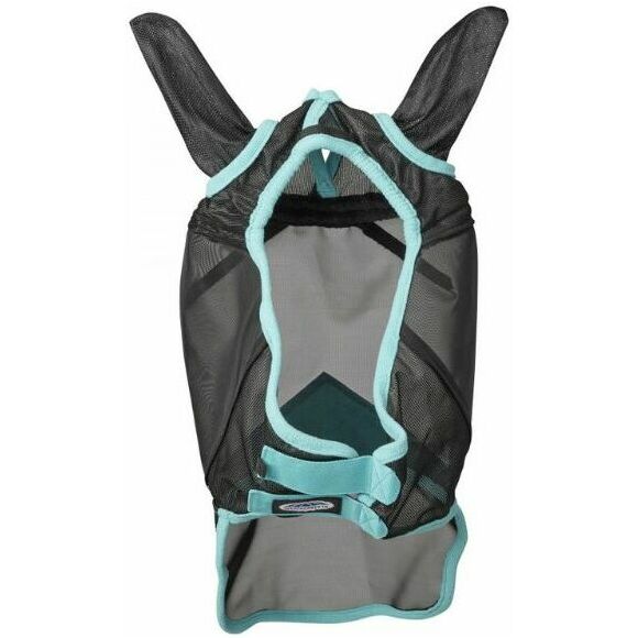 Weatherbeeta Comfitec Deluxe Fine Mesh Fly Mask With Ears & Nose 1006941 - Turquoise